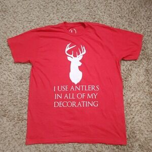 Beauty and The Beast Gaston I Use Antlers In All of My Decorating Mens‎ L S/S